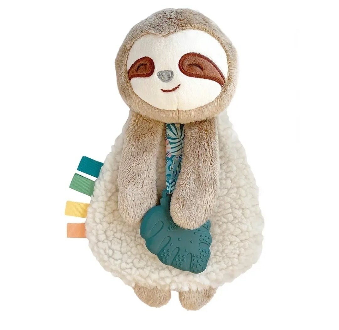 NEW Itzy Lovey™ Sloth Plush + Teether Toy