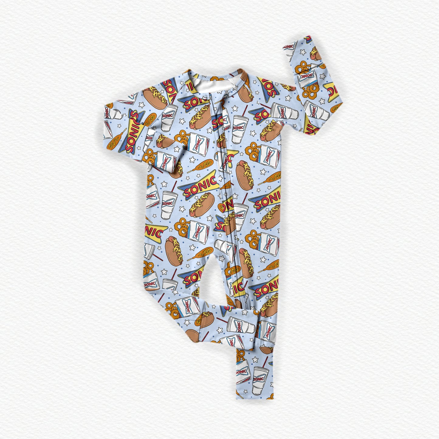 Chili Cheese Bamboo Zippy Pajamas