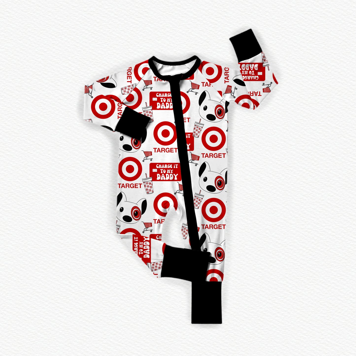 Daddy's Debit Bamboo Zippy Pajamas