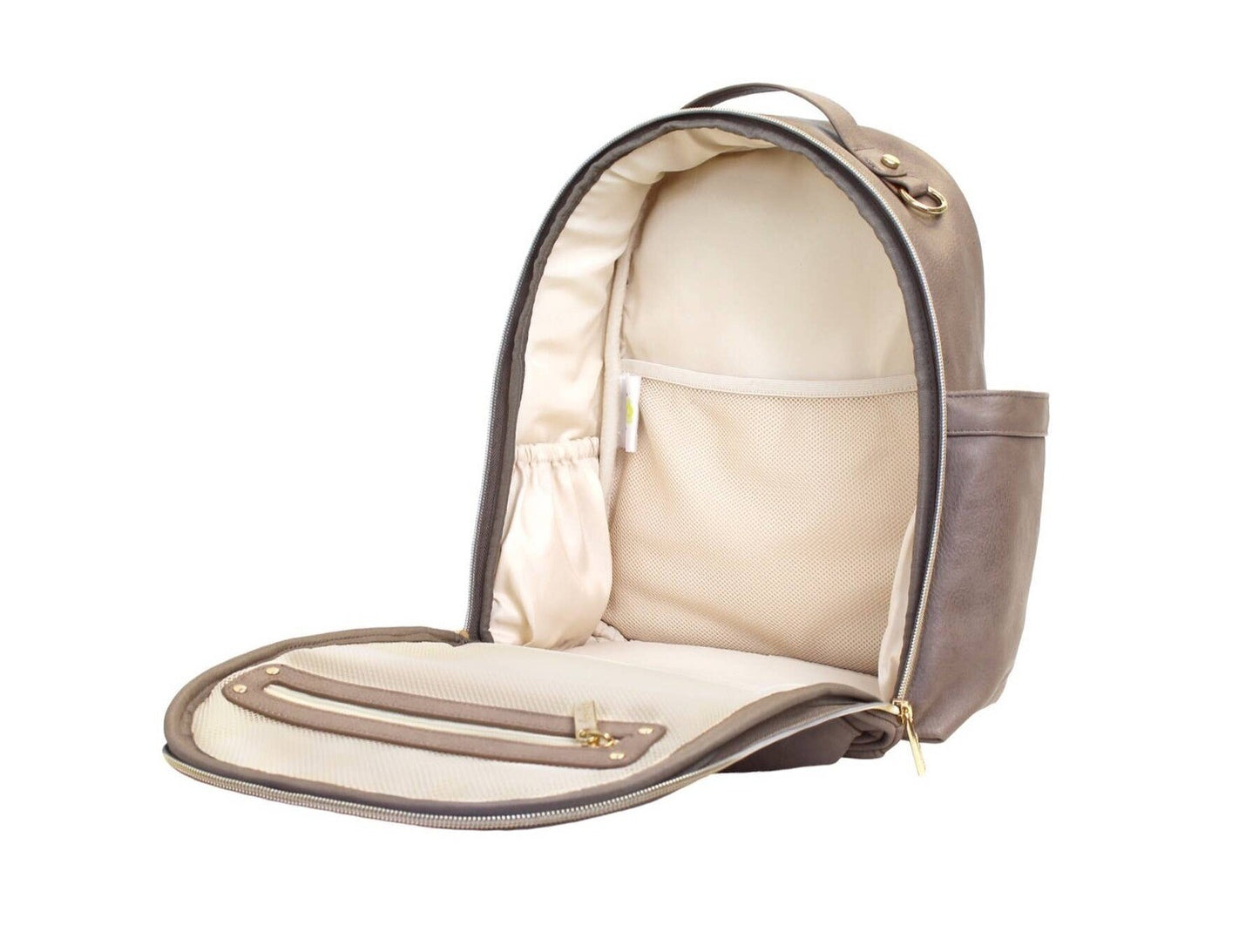 Itzy Ritzy Mini Diaper Bag Boss Backpack- Taupe