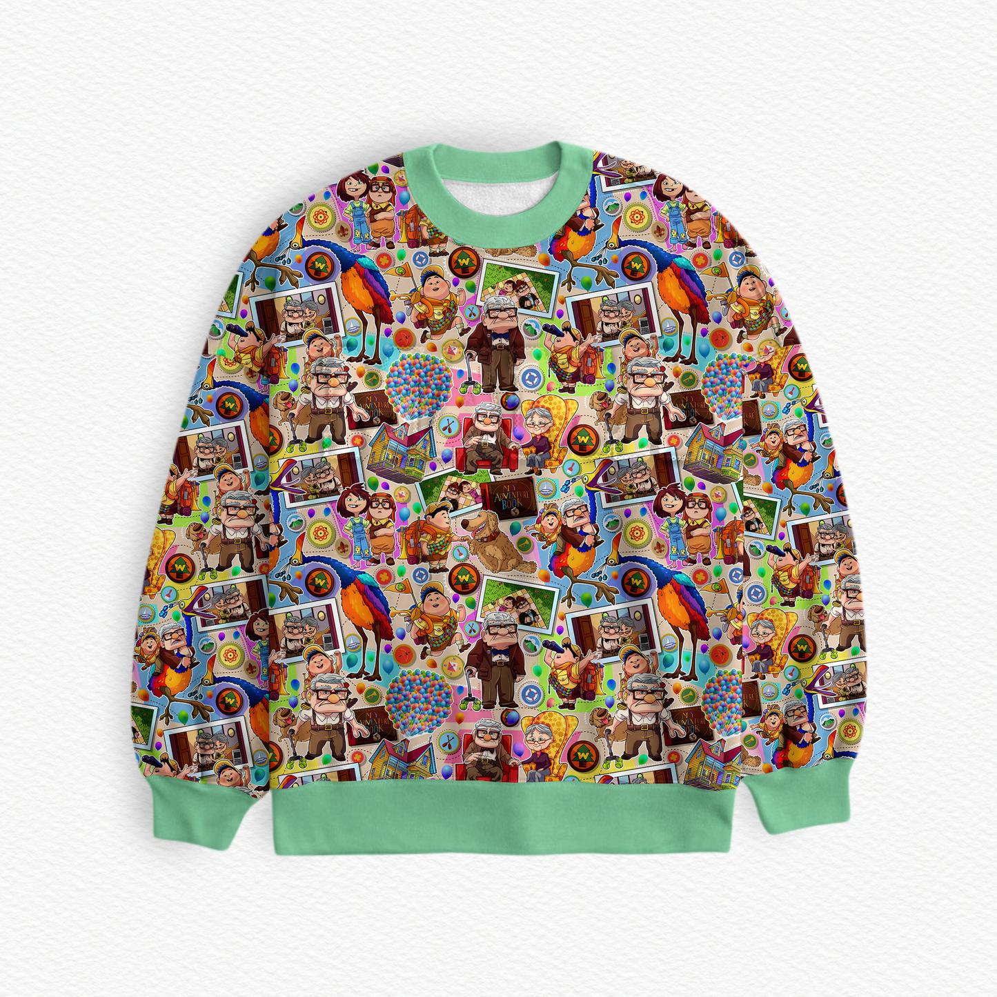 Adventure Awaits French Terry Bamboo Adult Crewneck Sweatshirt
