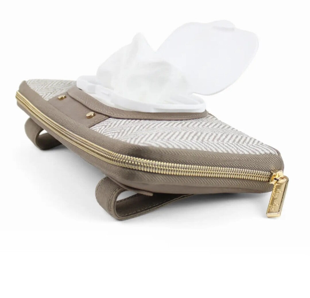 Itzy Ritzy Wipes Case - Vanilla Latte