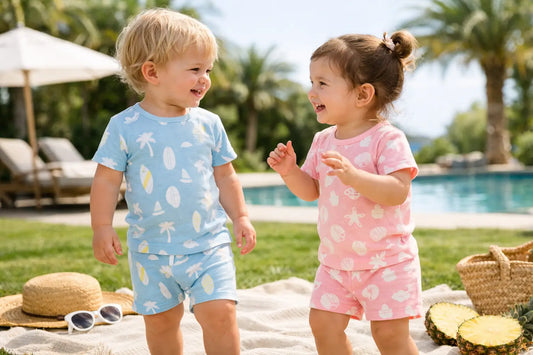 Shortie Pajamas for Toddlers Made for Summer