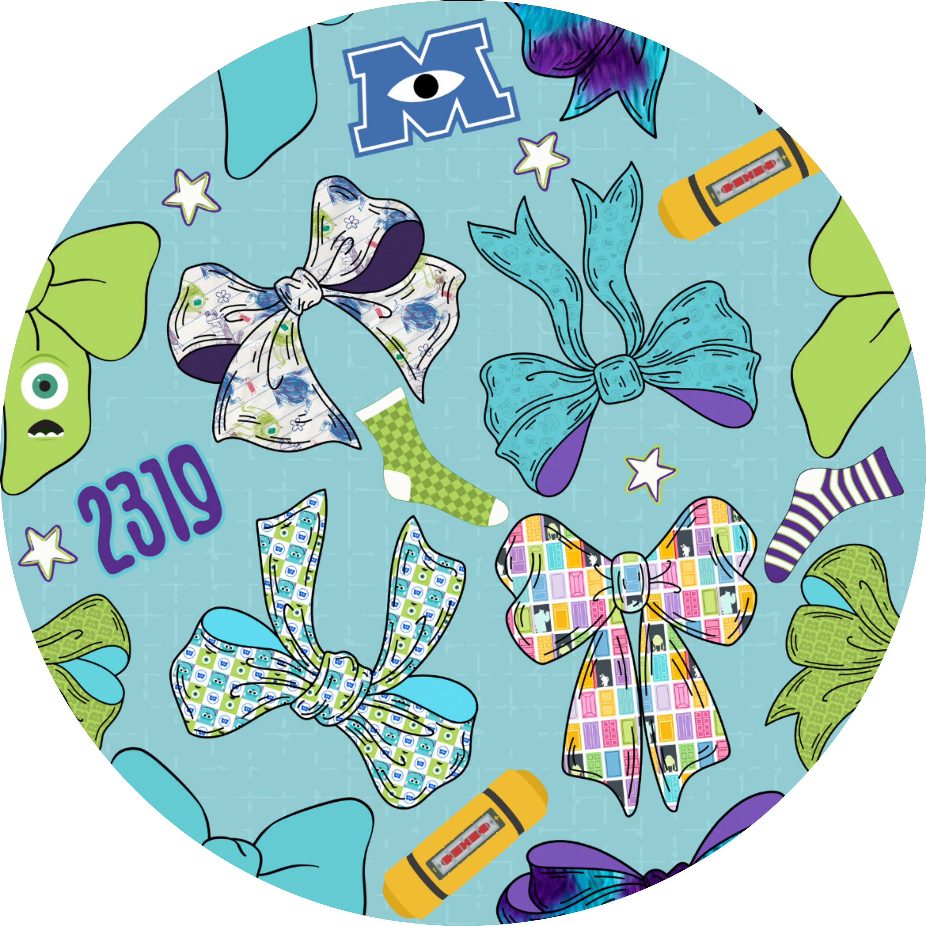 Monster Bows – Little Britches Children's Boutique
