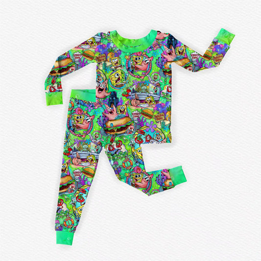 F Is For Friends Bamboo Long Sleeve Two Piece Pajama Set