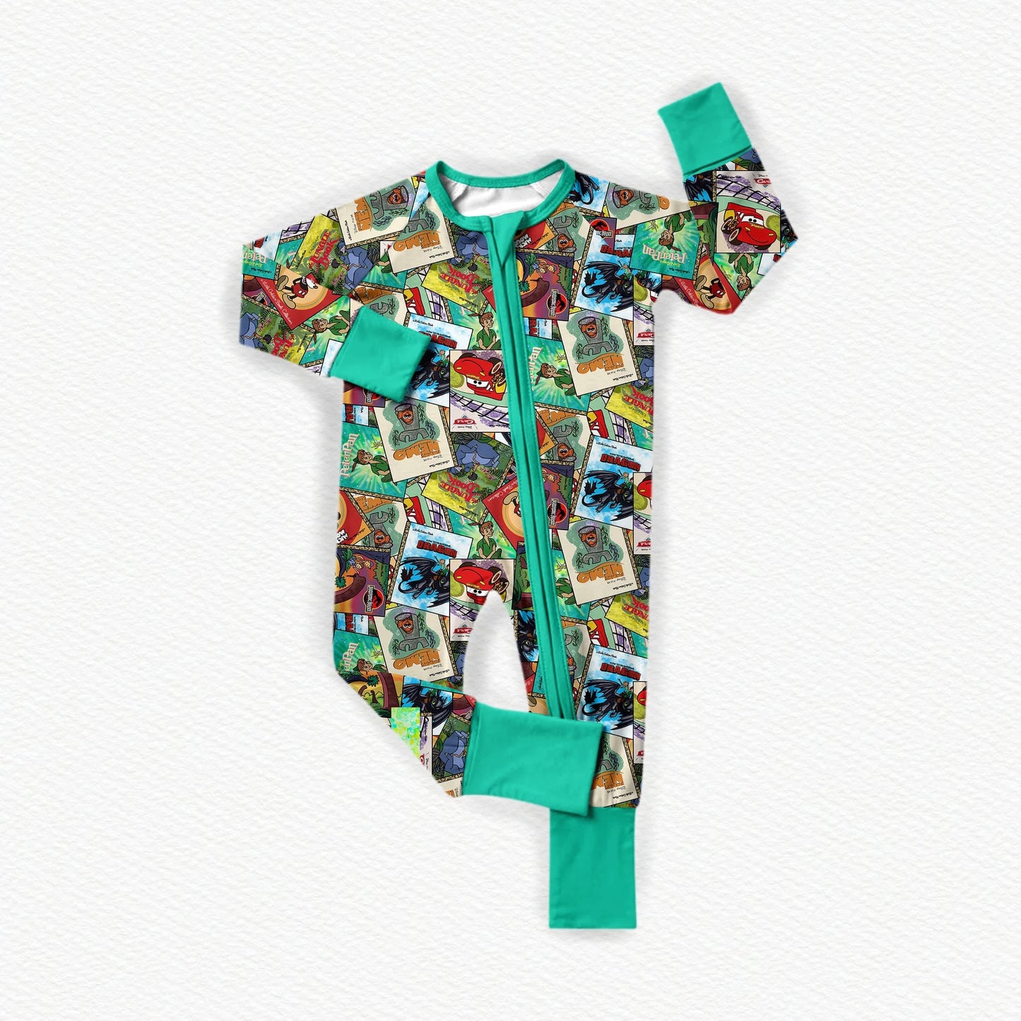 Little Golden Dude Bamboo Zippy Pajamas