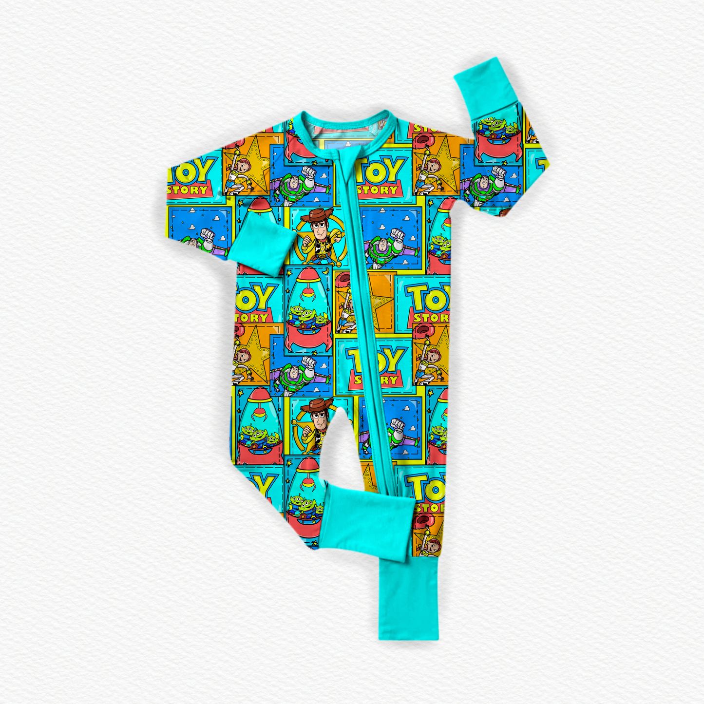 Patchwork Toys Bamboo Zippy Pajamas
