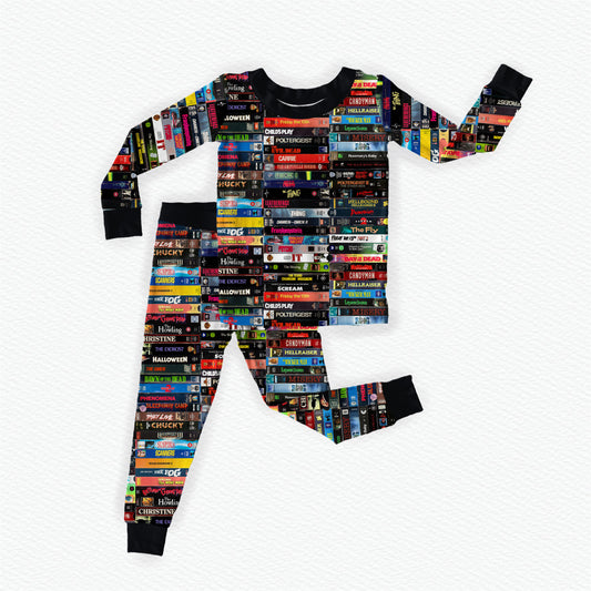 Cinema Of Horrors Bamboo Long Sleeve Two Piece Pajama Set