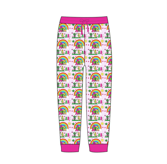 Barney & Butterflies Bamboo Adult Jogger Pants