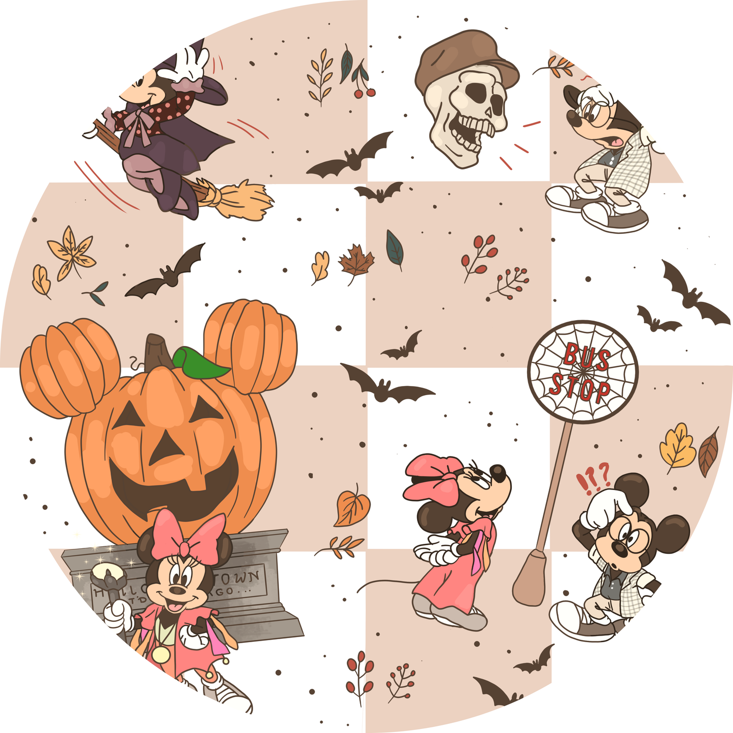 Halloweentown Mouse Bamboo Blanket