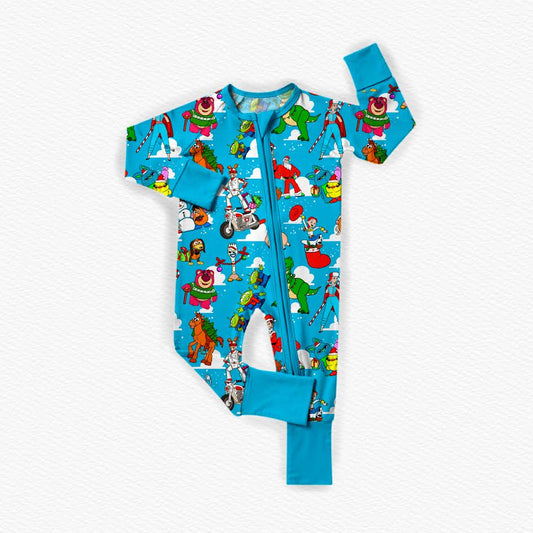 Christmas With Andy Bamboo Zippy Pajamas