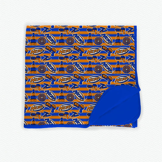 It's Nerf Or Nothin' Double Layer 50x50 Bamboo Blanket