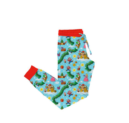 Mario's Christmas Carol Bamboo Adult Jogger Pants