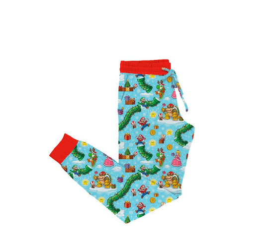 Mario's Christmas Carol Bamboo Adult Jogger Pants