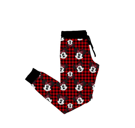 Holiday Minnie Bamboo Adult Jogger Style Pants