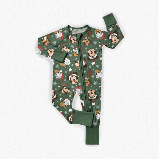 Christmas At Walt's Bamboo Zippy Pajamas