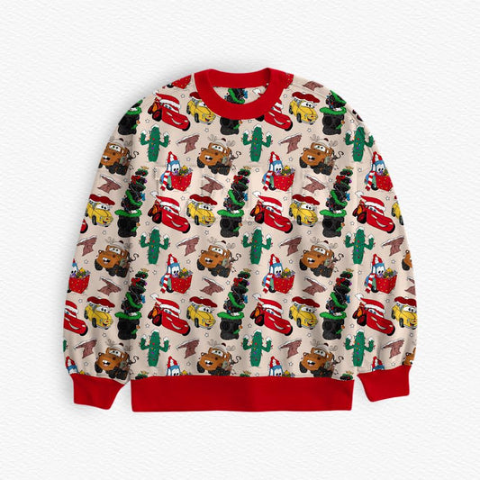 Kachow Christmas Bamboo Adult French Terry Crewneck