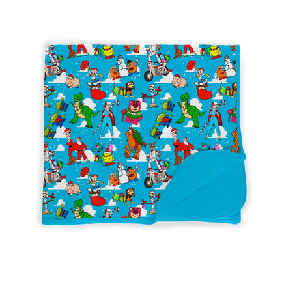 Christmas With Andy Double Layered Bamboo Blanket