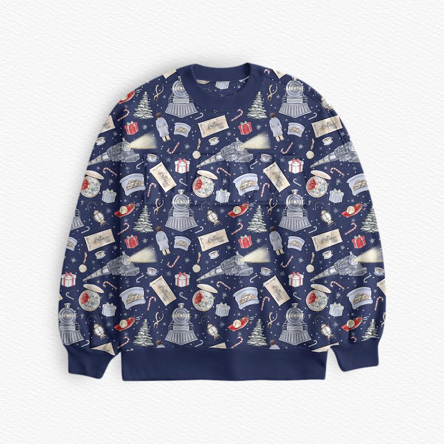 All Aboard! Bamboo Adult French Terry Crewneck