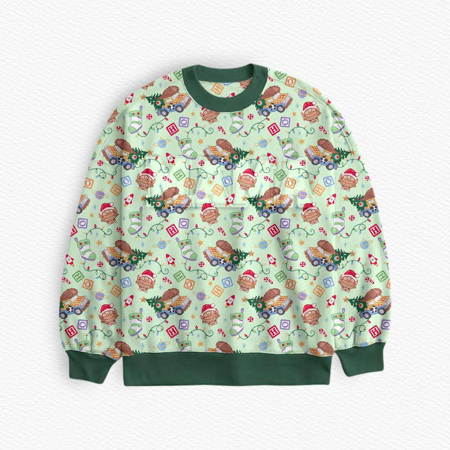 Andy's Christmas Wish Bamboo Adult French Terry Crewneck
