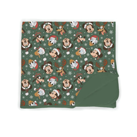 Christmas At Walt's Double Layered Bamboo Blanket