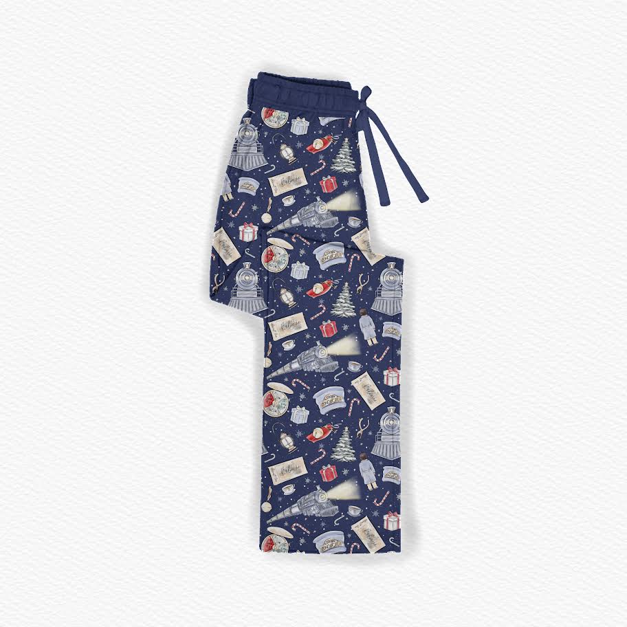 All Aboard! Adult Straight Leg Pants