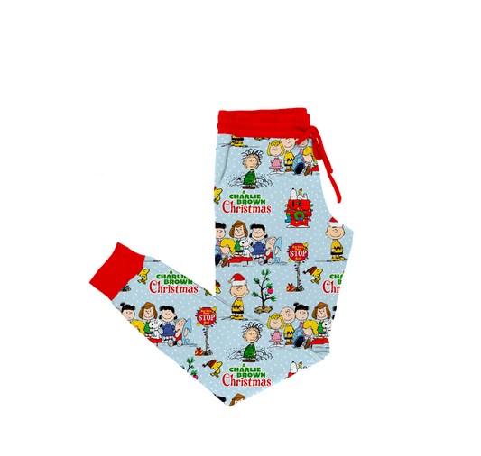 A Charlie Brown Christmas Bamboo Adult Jogger Style Pants