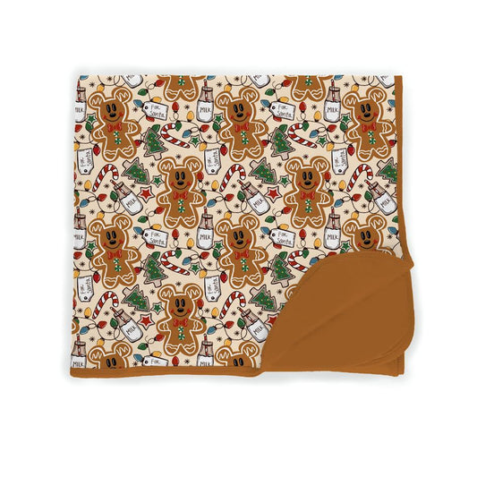 Milk & Cookies Double Layered Bamboo Blanket
