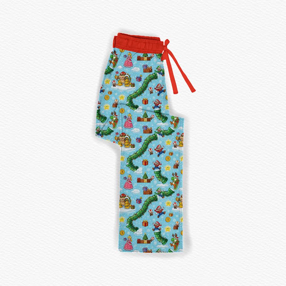 Mario's Christmas Carol Adult Straight Leg Pants