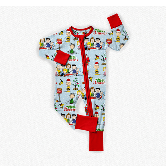 A Charlie Brown Christmas Bamboo Zippy Pajamas