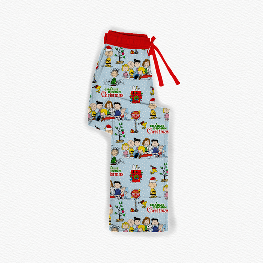 A Charlie Brown Christmas Bamboo Adult Straight Leg Style Pants