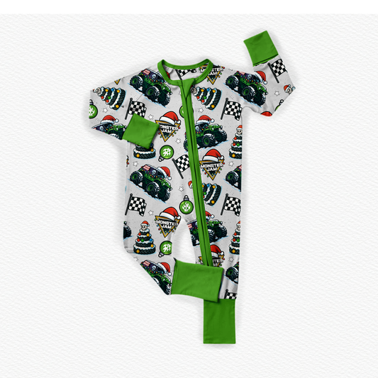Christmas Jam Bamboo Zippy Pajamas