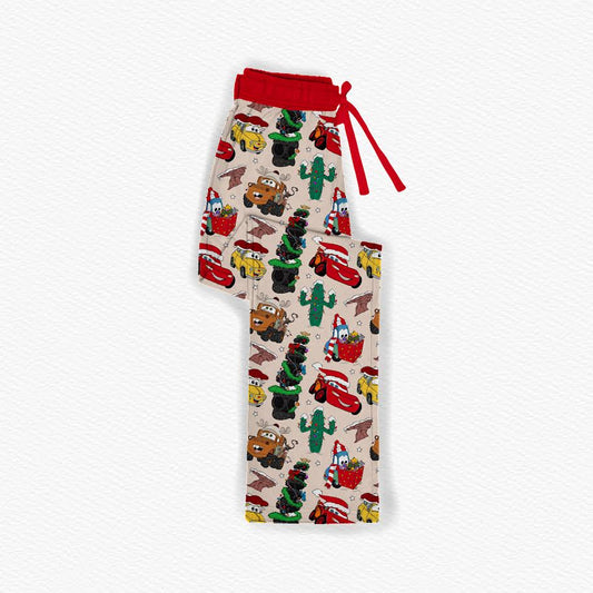 Kachow Christmas Adult Straight Leg Pants