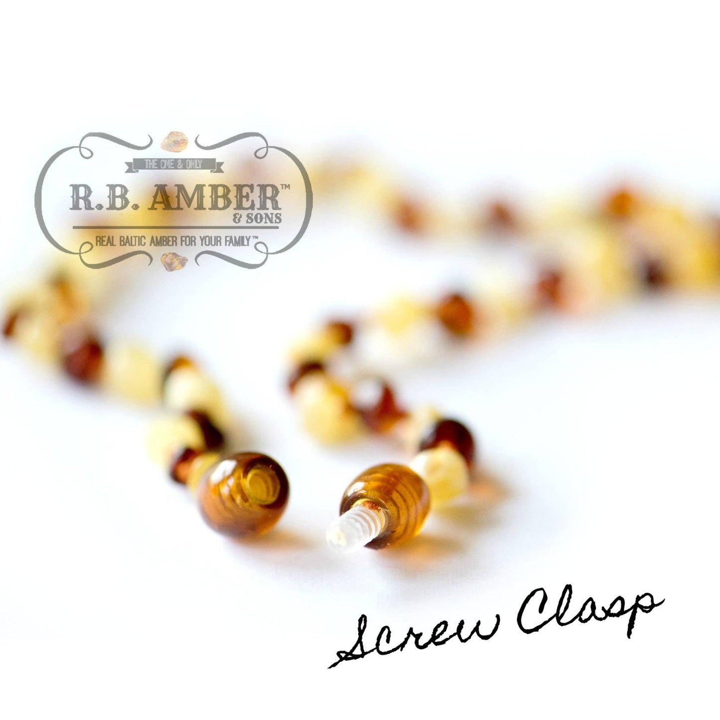 Malachite Mix + Raw Cognac Amber Necklace