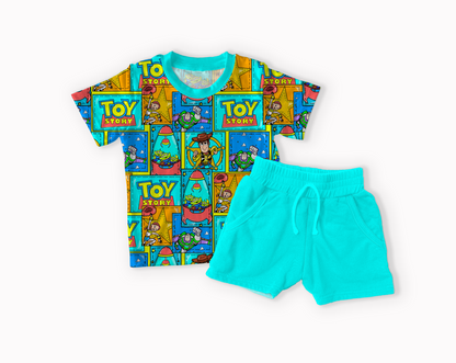 Patchwork Toys Bamboo Tee & Shorts Set