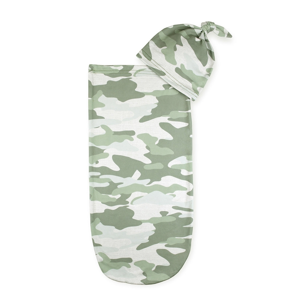 Cutie Cocoon™ Camo Cocoon & Hat Set