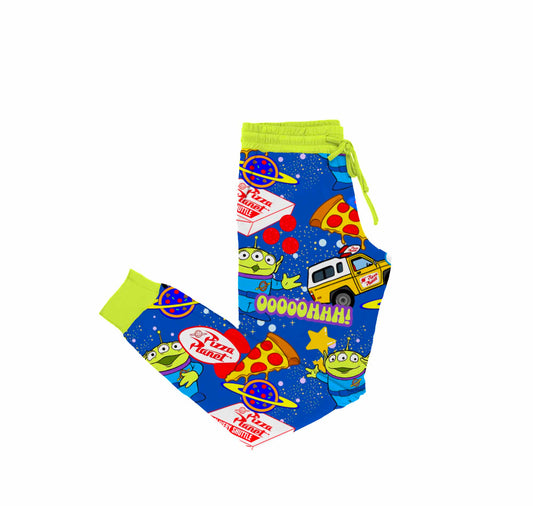 Pizza Planet Pals Bamboo Adult Jogger Style Pants