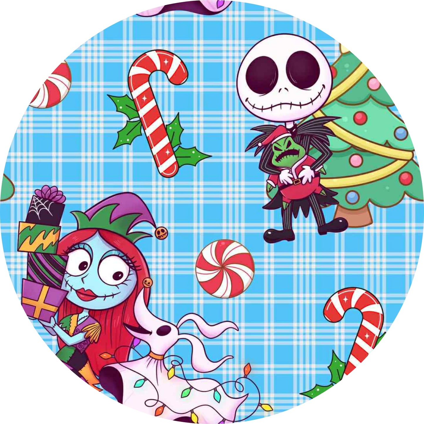 Festive Fright Christmas Bamboo Terry Adult Crewneck