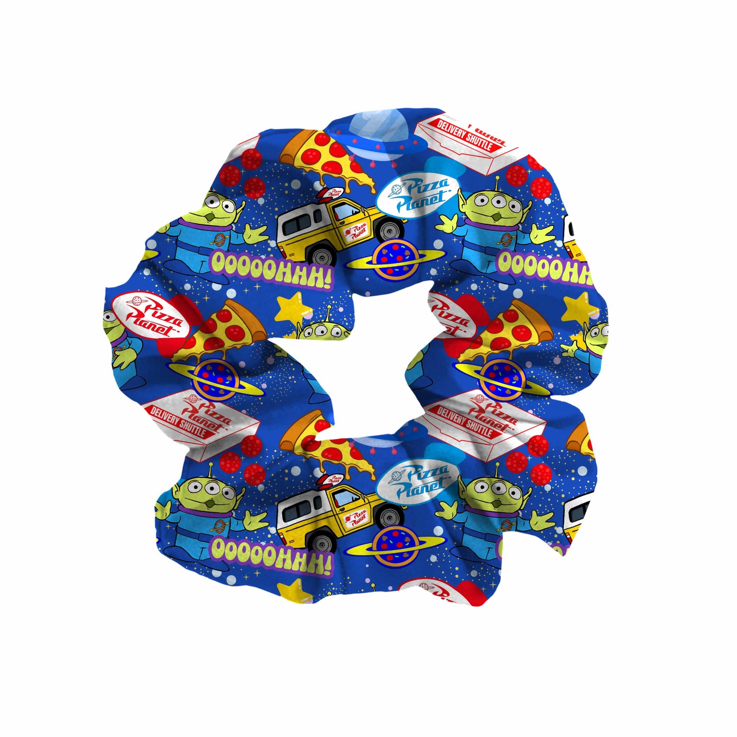 Pizza Planet Pals Bamboo Scrunchie