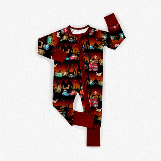 A Haunting On Route 66 Bamboo Zippy Pajamas