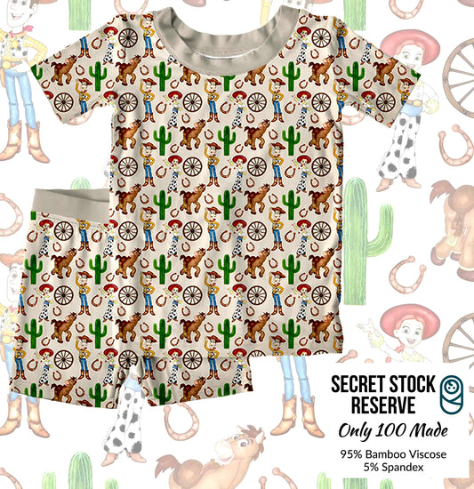 Toys Bamboo Short Sleeve Two Piece Pajama Set