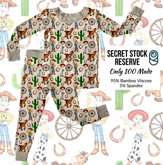 Toys Bamboo Long Sleeve Two Piece Pajama Set