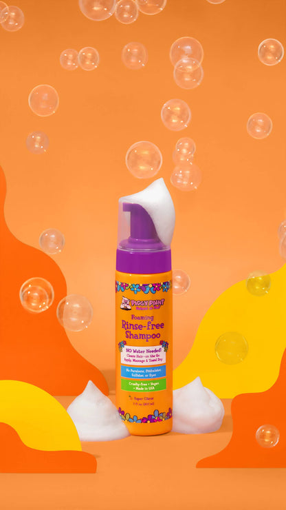 Super Citrus Foaming Rinse Free Shampoo Non-toxic Hair Care