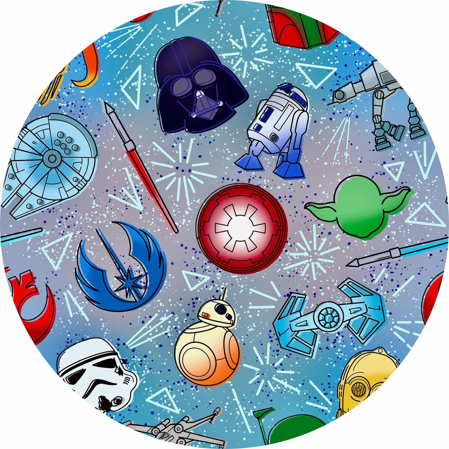 Galactic Star Wars Quilted Bamboo Blanket