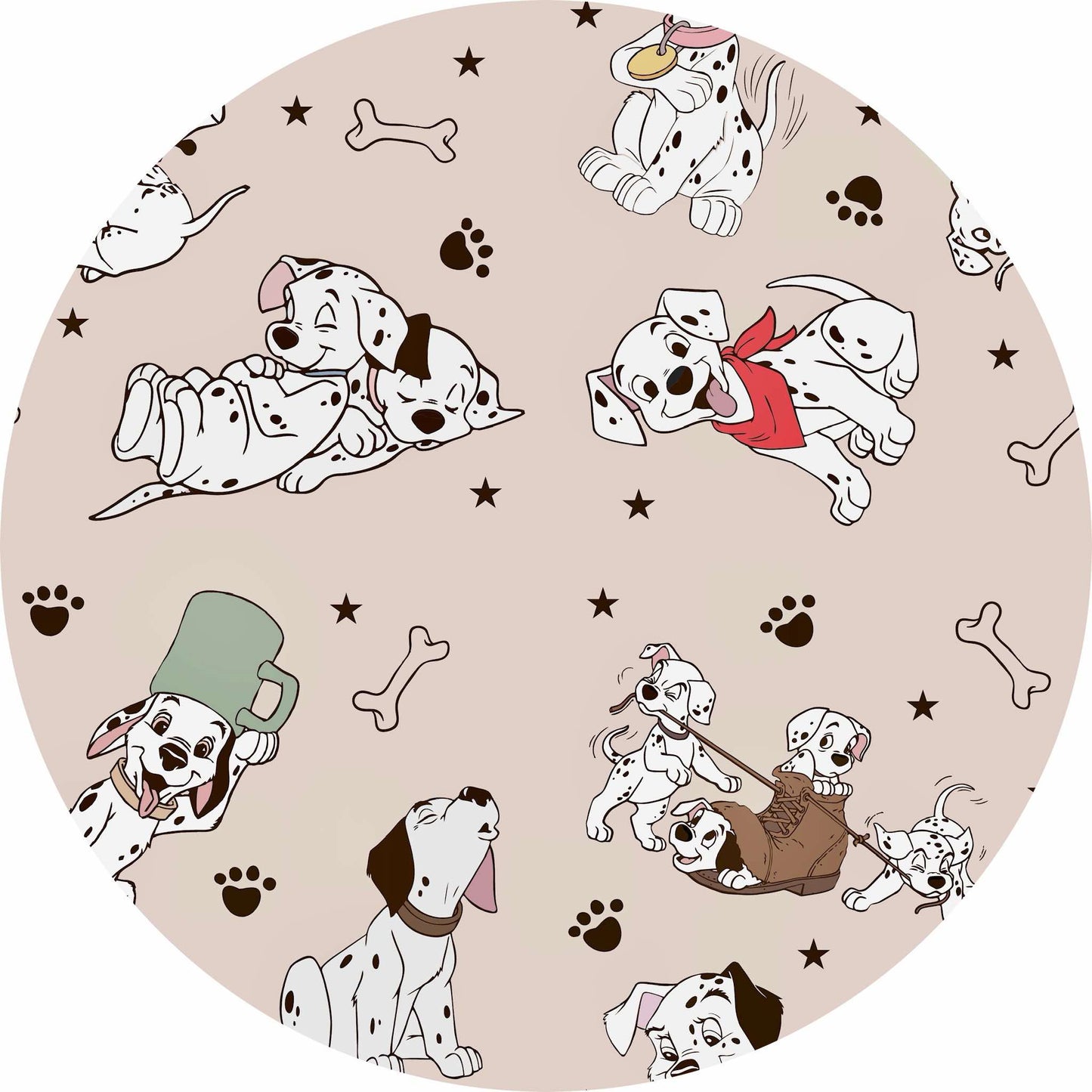 101 Dalmatians Bamboo Crib Sheet