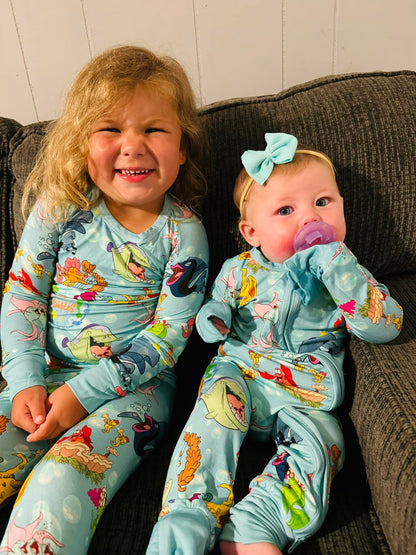 Life is Bubbles Bamboo Long Sleeve Two Piece Pajama Set