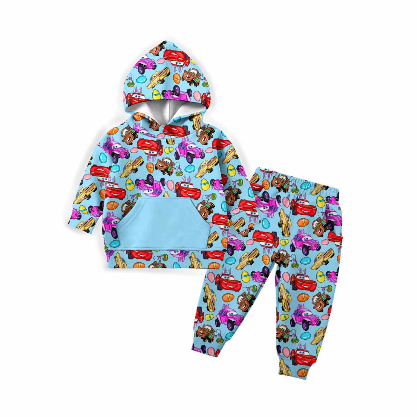 Racecar! Easter Bamboo Hoodie & Jogger Set