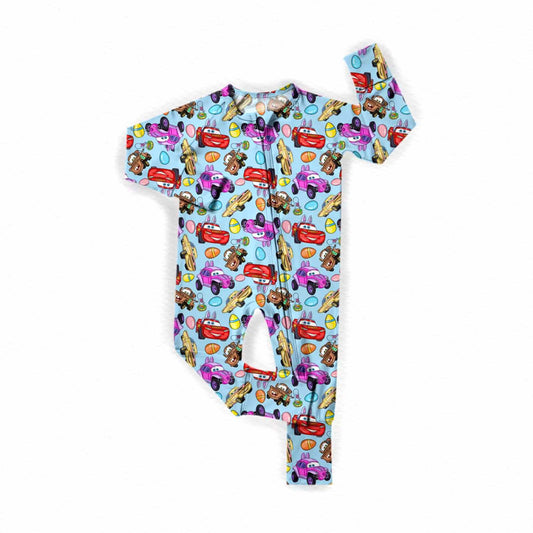 Racecar! Easter Bamboo Zippy Pajamas