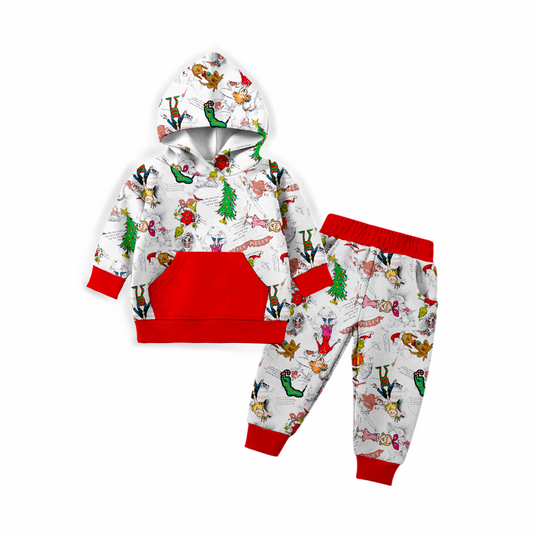 Storybook Grump Christmas Bamboo Hoodie & Jogger Set