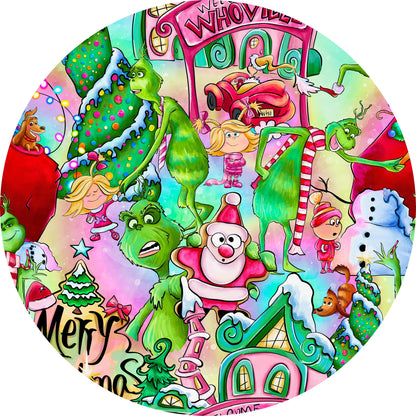 Neon Grump Christmas Adult Bamboo Zippy Pajamas